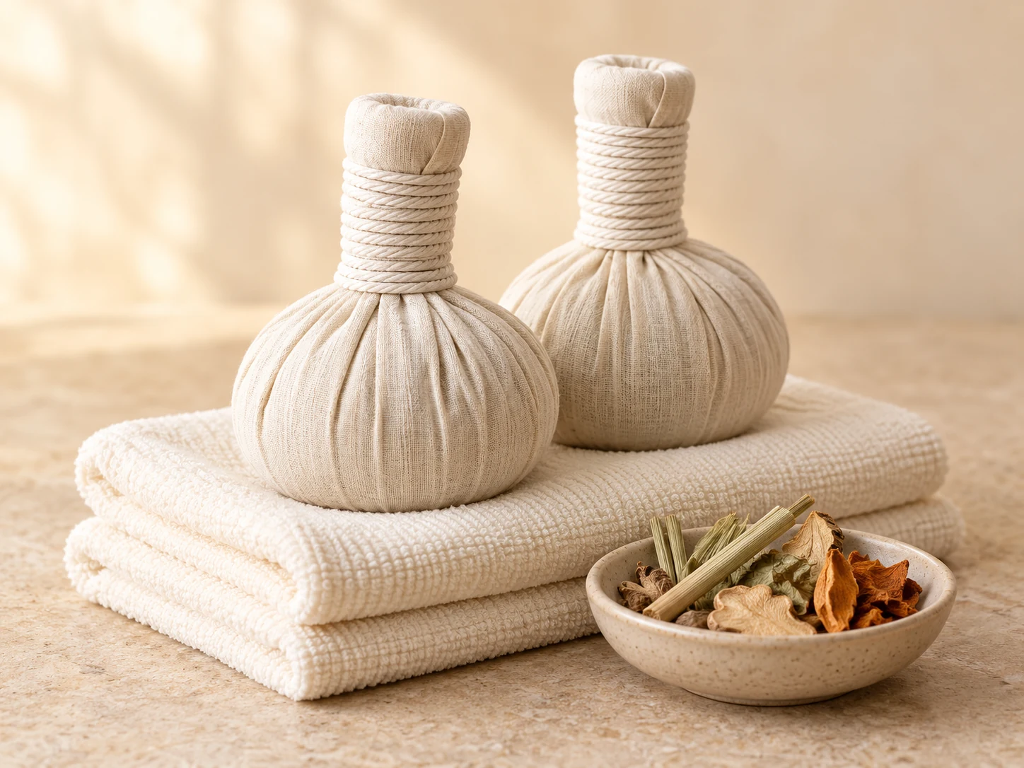 Kräuterstempelmassage